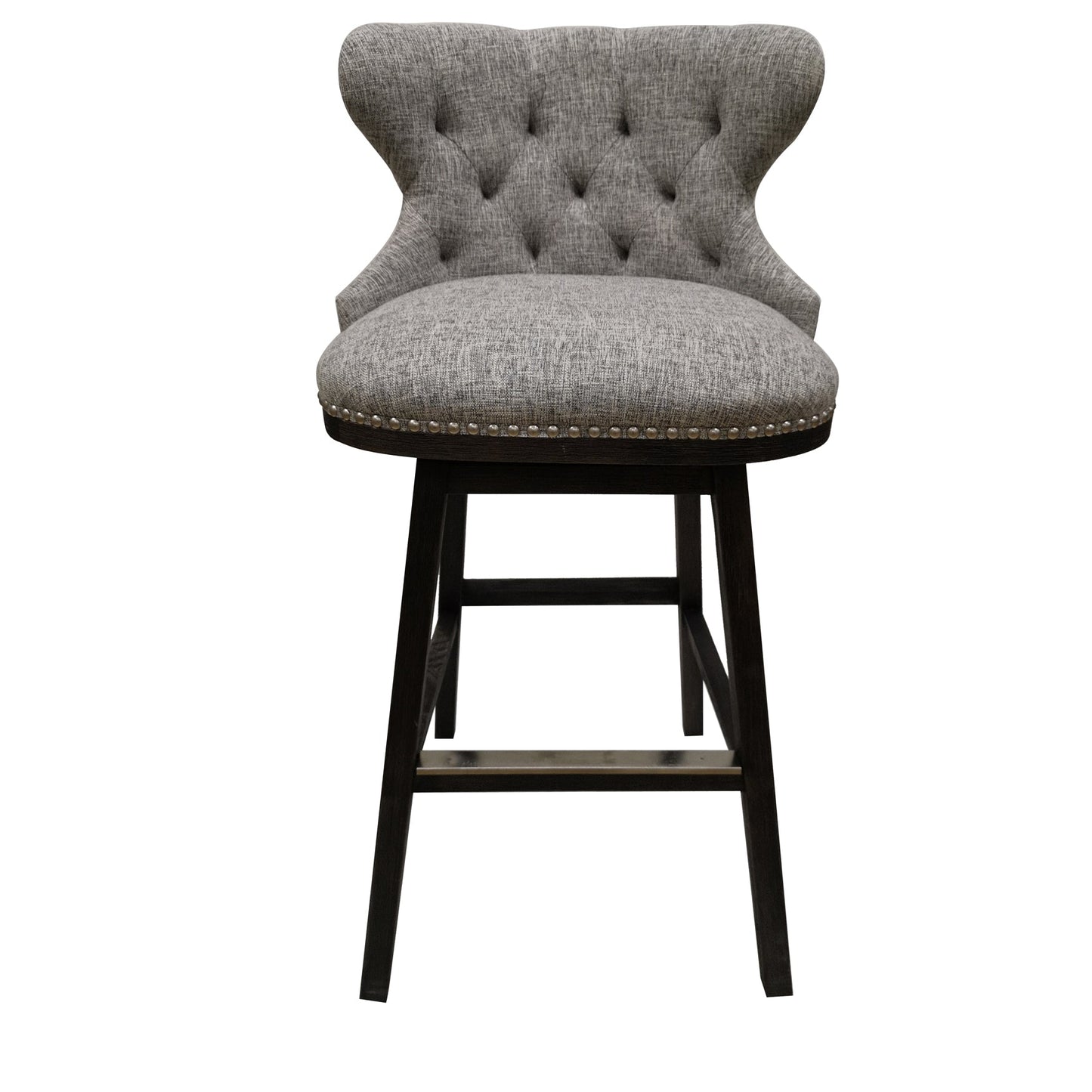 Crestview Collection Baltimore 21" x 20" x 40" Traditional Fabric And Wood Bar Stool - CVFZR5130