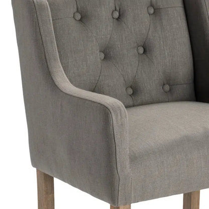 Crestview Collection Barrington 22" x 22" x 40" Traditional Fabric And Wood Bar Stool - CVFZR5132