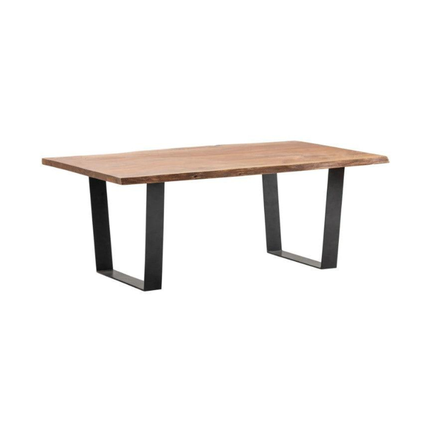 Crestview Collection Bengal Manor 46" x 28" x 18" Transitional Iron And Live Edge Natural   - CVFNR545