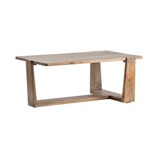 Crestview Collection Bengal Manor 50" x 30" x 20" Occasional Mango Wood Tri-Leg Rectangle Cocktail Table - CVFNR664