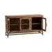 Crestview Collection Bengal Manor 55" x 16" x 31" 3-Door Transitional Brown Mango Wood Apollo Sideboard - CVFNR697