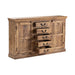 Crestview Collection Bengal Manor 69" x 14" x 40" 5-Drawer 2-Door Rustic Brown Mango Wood Sideboard - CVFNR306