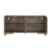 Crestview Collection Bengal Manor 70" x 18" x 34" 2-Tone 4-Door Rustic Gray Mango Wood Sideboard - CVFNR382