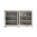 Crestview Collection Castleberry 68" x 13" x 40" 4-Drawer Rustic Weathered Gray Wood Sideboard - CVFNR907