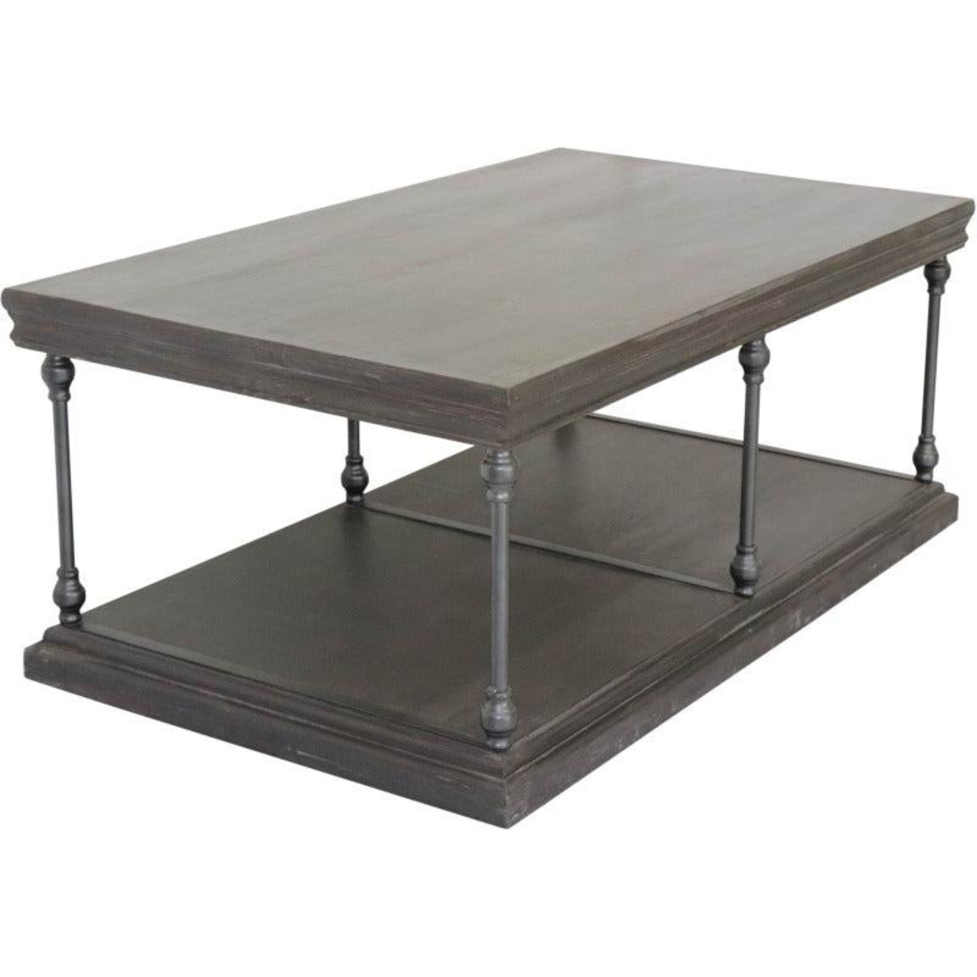 Crestview Collection Covington 48" x 28" x 20" Occasional Wood Rectangle Cocktail Table - CVFNR960