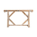 Crestview Collection Daphne 54" x 32" x 31" Rustic Unfinished Wood Console Table - CVFNR798