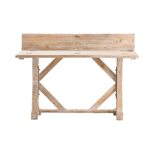 Crestview Collection Daphne 54" x 32" x 31" Rustic Unfinished Wood Console Table - CVFNR798