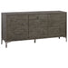 Crestview Collection Delaware 70" x 16" x 34" 3-Door Transitional Brown Wood And Metal Sideboard - CVFVR8315