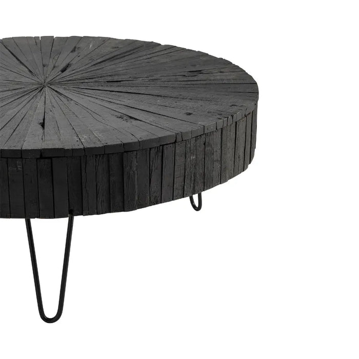 Crestview Collection Drummond 42" x 42" x 17" Occasional Metal And Wood Cocktail Table - CVFNR770