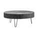 Crestview Collection Drummond 42" x 42" x 17" Occasional Metal And Wood Cocktail Table - CVFNR770