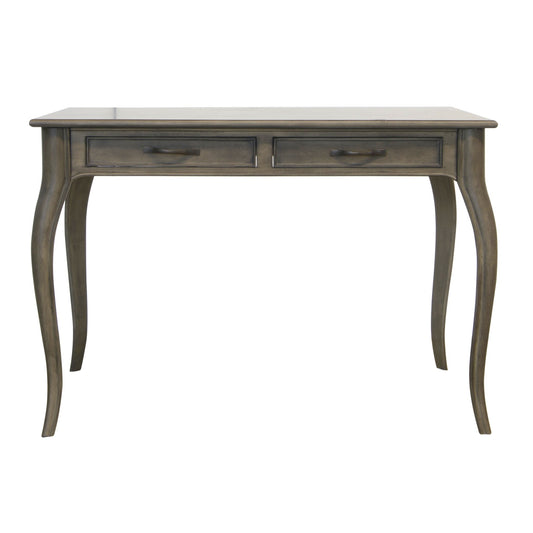 Crestview Collection Faulkner 44" x 22" x 30" Traditional Wood Writing Desk In Brown Finish - CVFVR8233