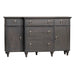 Crestview Collection Galloway Credenza 64" x 17" x 37" 2-Door 5-Drawer Transitional - CVFVR8240