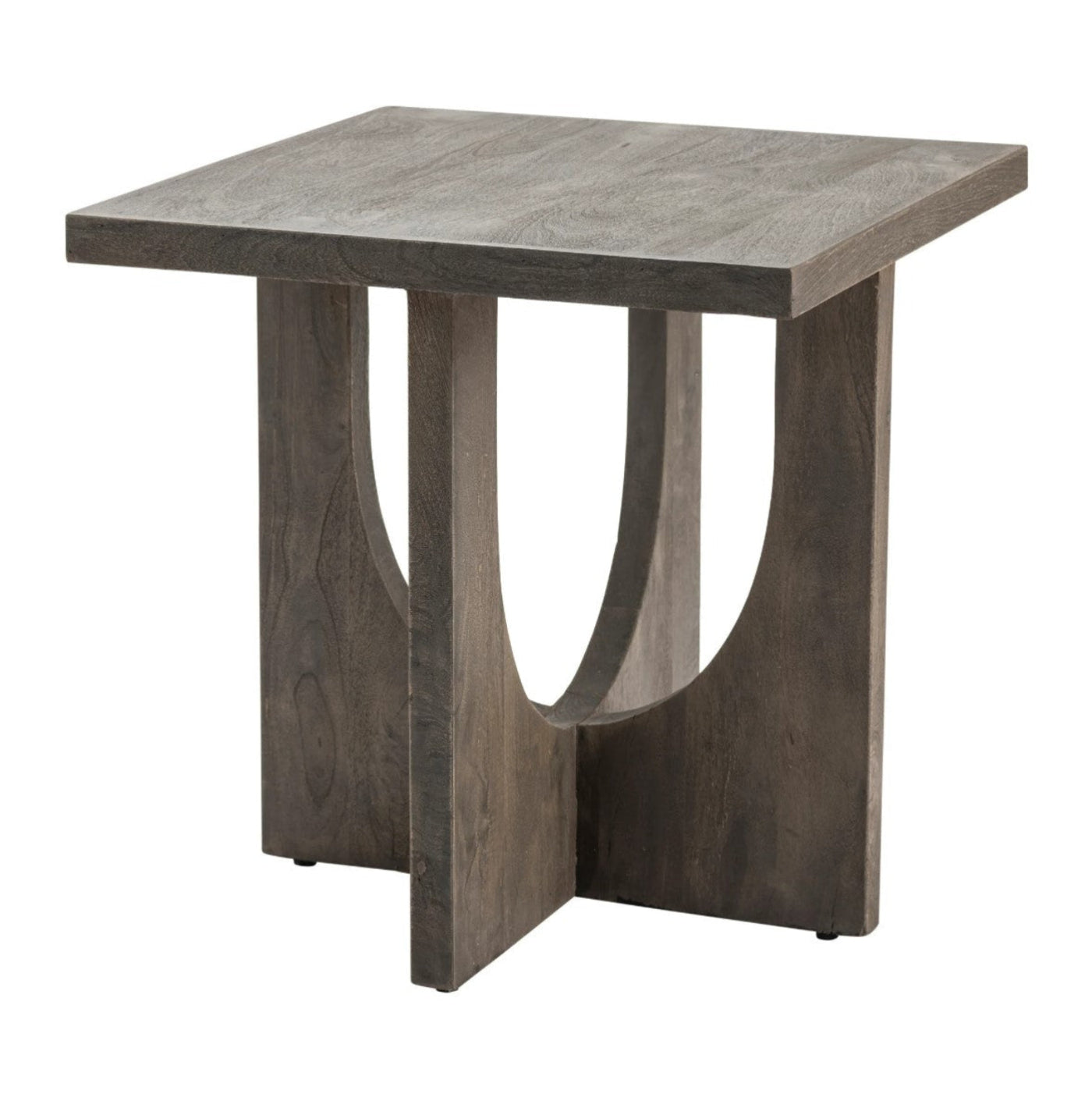 Crestview Collection Glenridge 24" x 24" x 25" Occasional Wood End Table In Natural Wood Finish - CVFNR786