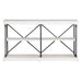 Crestview Collection Hanover 64" x 17" x 34" Traditional Metal And Wood Console In Distressed White Finish - CVFZR4548