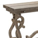 Crestview Collection Hawthorne Estate 60" x 32" x 30" Traditional Wood Flip-Out Console Table In Brushed Gray Finish - CVFVR8004