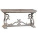 Crestview Collection Hawthorne Estate 60" x 32" x 30" Traditional Wood Flip-Out Console Table In Brushed Gray Finish - CVFVR8004