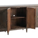 Crestview Collection Highland Park 90" x 17" x 40" 6-Door Transitional Brown Wood Sideboard - CVFNR906