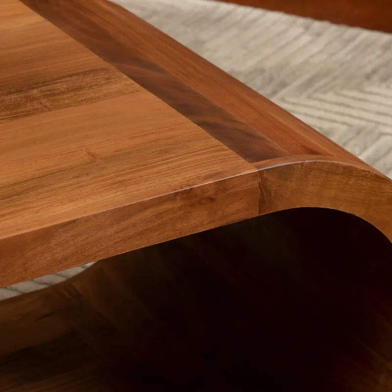 Crestview Collection Infinity 51" x 23" x 18" Occasional Wood Cocktail Table - CVFNR873