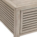 Crestview Collection Pembroke 48" x 28" x 19" Occasional Wood 2-Sliding Door Slated Rectangle Plantation Recycled Pine Cocktail Table - CVFVR8127