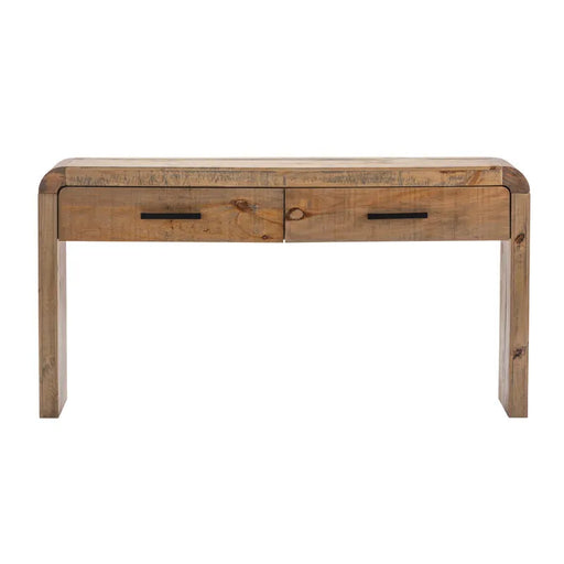 Crestview Collection Pleasant Grove 64" x 14" x 13" Transitional Metal And Wood Console In Light Wood Finish - CVFVR8251