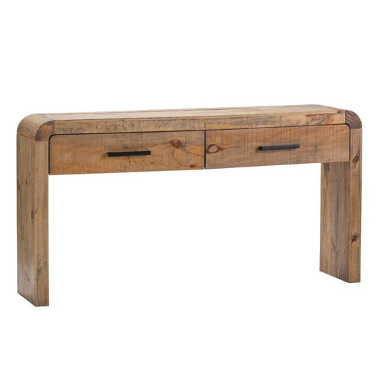 Crestview Collection Pleasant Grove 64" x 14" x 13" Transitional Metal And Wood Console In Light Wood Finish - CVFVR8251