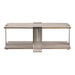 Crestview Collection Pleasant Hill 51" x 31" x 20" Occasional Metal And Wood Cocktail Table - CVFNR862