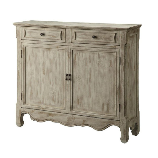 Crestview Collection Porter 41" x 11" x 36" Traditional Wood Console Table In Distressed Brown Finish - CVFZR392
