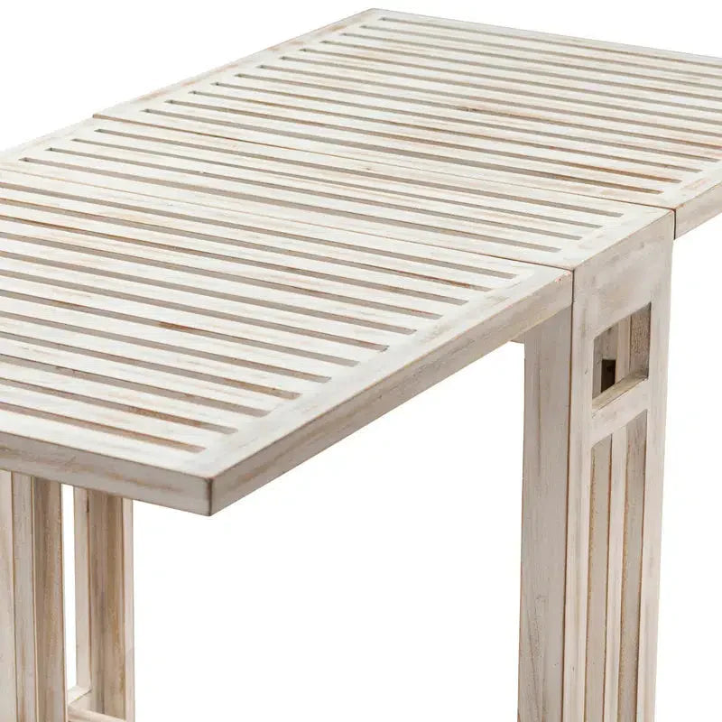 Crestview Collection Savannah 52" x 25" x 30" Traditional Wood Gate Leg Small Folding Dining Table