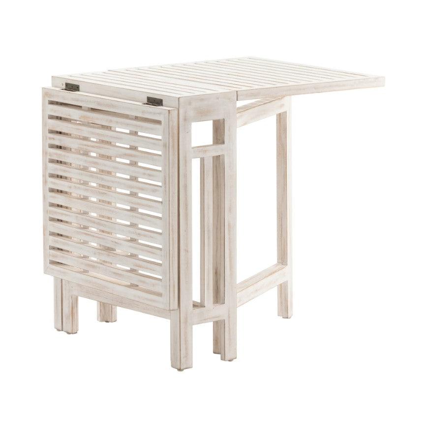 Crestview Collection Savannah 52" x 25" x 30" Traditional Wood Gate Leg Small Folding Dining Table