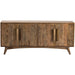 Crestview Collection Sonoma 72" x 16" x 32" 4-Drawer Transitional Brown Wood Sideboard - CVFNR850