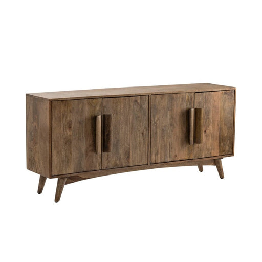 Crestview Collection Sonoma 72" x 16" x 32" 4-Drawer Transitional Brown Wood Sideboard - CVFNR850