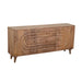 Crestview Collection Talladega 70" x 15" x 32" 2-Door 3-Drawer Transitional Brown Wood Sideboard - CVFNR846