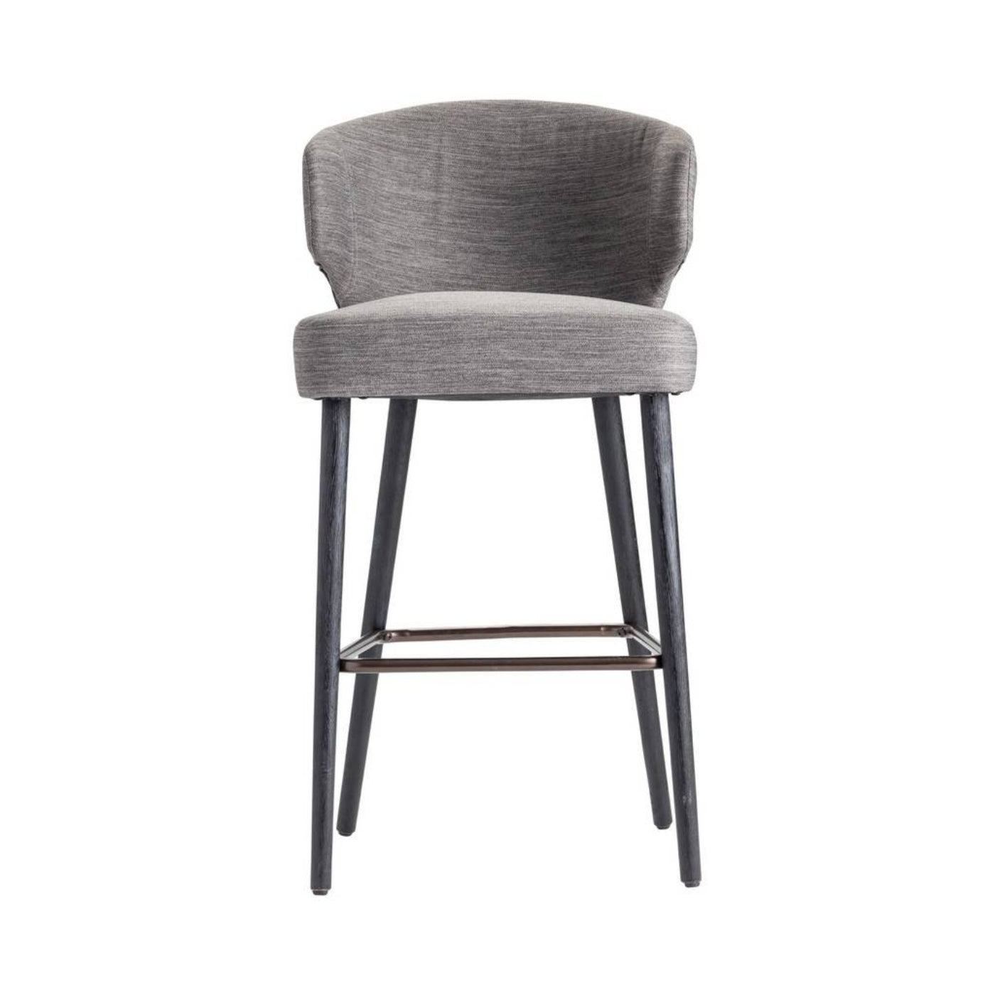 Crestview Collection Webster 22" x 22" x 40" Traditional Fabric And Wood Bar Stool - CVFZR5133