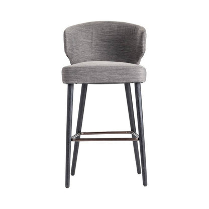 Crestview Collection Webster 22" x 22" x 40" Traditional Fabric And Wood Bar Stool - CVFZR5133