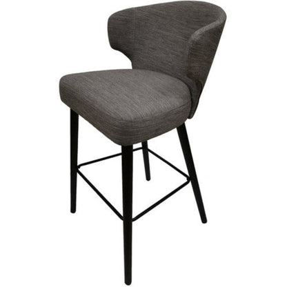 Crestview Collection Webster 22" x 22" x 40" Traditional Fabric And Wood Bar Stool - CVFZR5133