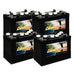 Crown Battery CR-GC150 12Volt/150Ah 4 Pack, 48V - CG-GC150-4x