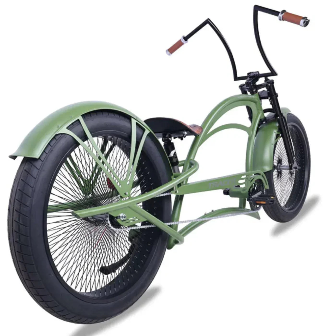 Tracer 26" Scorpion Pro DTS Stretch Chopper Cruiser Bike - MB-SP-PDTS-WHT