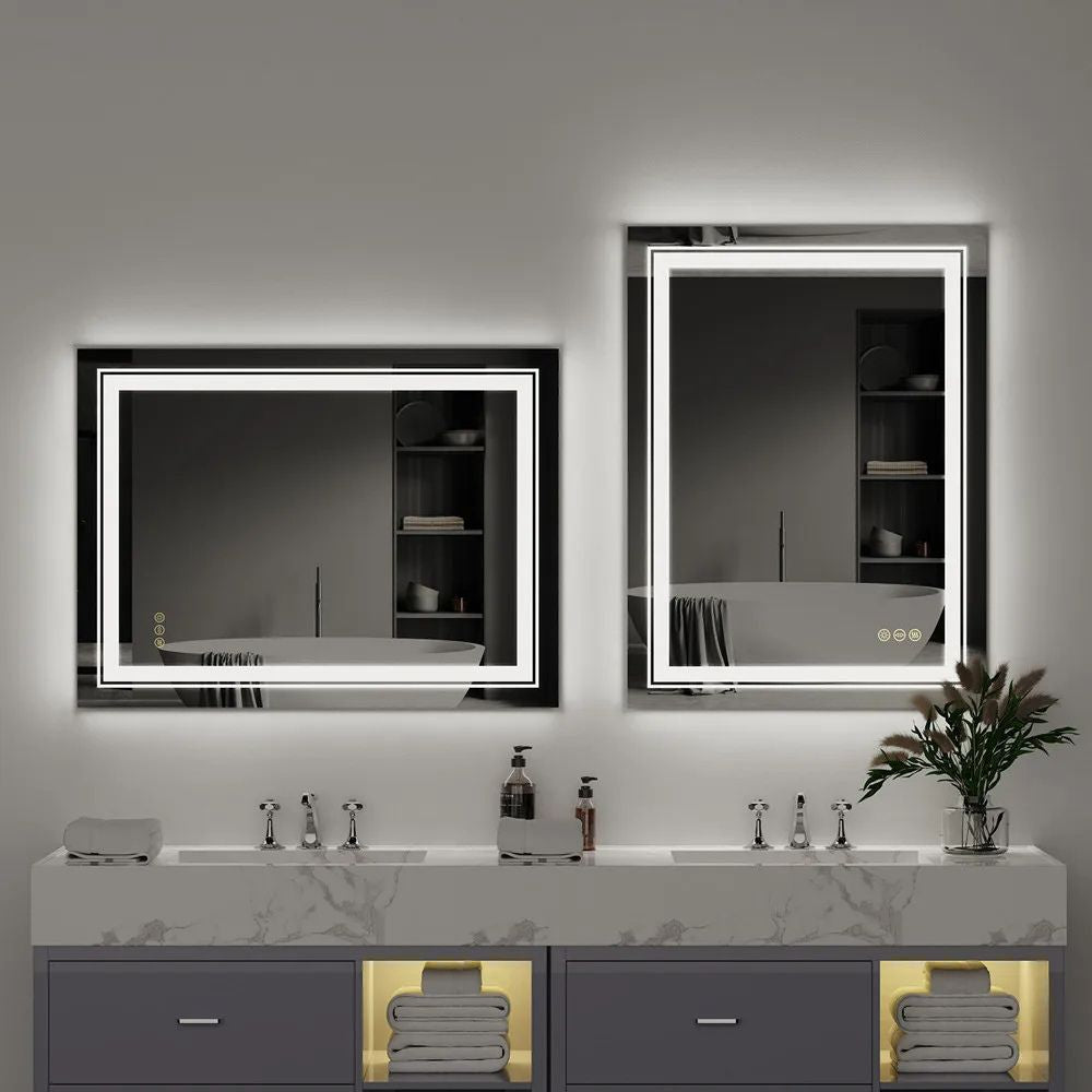 Crystal Radiance LED Mirror - Procure Décor