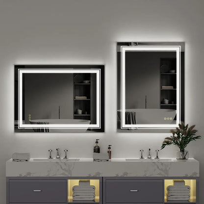 Crystal Radiance LED Mirror - Procure Décor