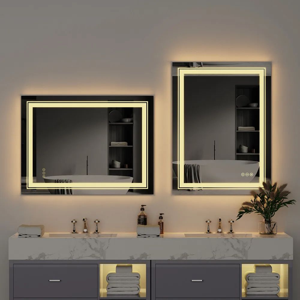 Crystal Radiance LED Mirror - Procure Décor