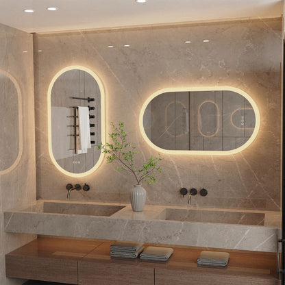CrystalGlow Backlit Mirror - Procure Décor
