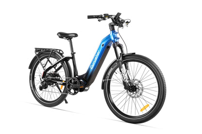 Cyrusher Path E-Bike | 59 Mi Range • 750 W Power • City Comfort - Path-BL-US