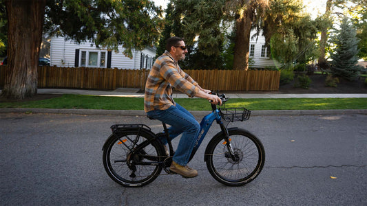 Cyrusher Path E-Bike | 59 Mi Range • 750 W Power • City Comfort - Path-BL-US