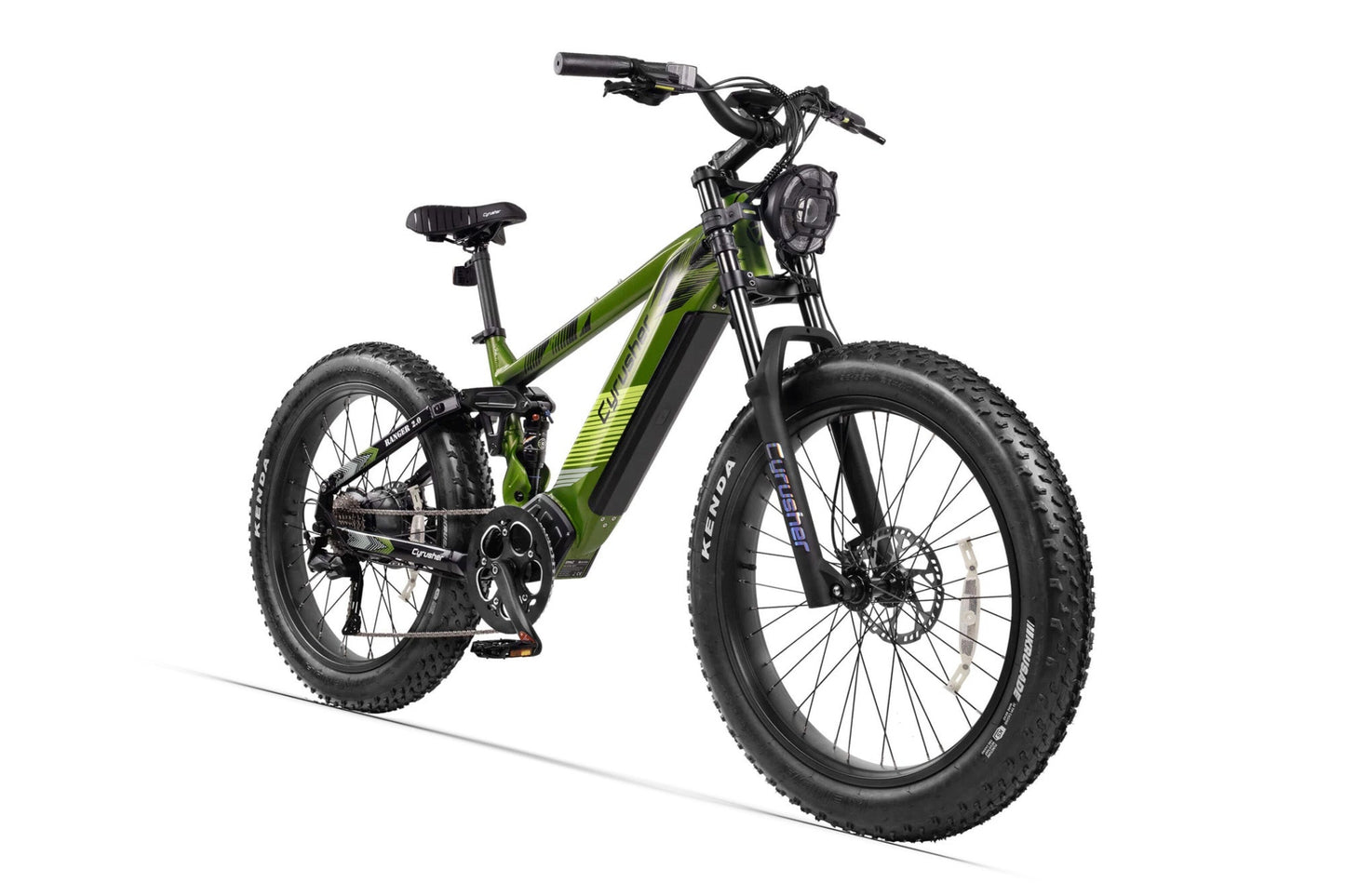 Cyrusher Ranger 2.0 Step-Over Full-Suspension E-Bike - US-RNGR2.0-WH