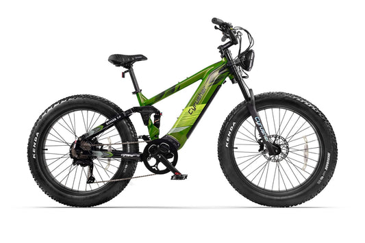 Cyrusher Ranger 2.0 Step-Over Full-Suspension E-Bike - US-RNGR2.0-WH