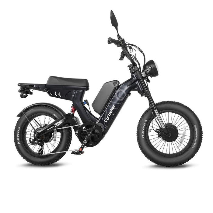 Cyrusher Sport Scout Pro Moped-style Step-Through Full Suspension Electric Bike