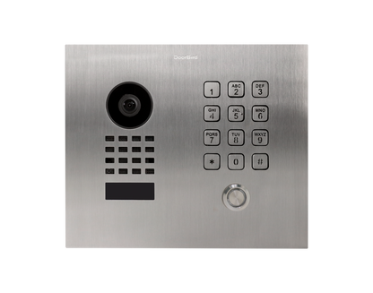 DoorBird D1101KH Classic Flush-Mount IP Video Door Station, 1 Call Button in  Stainless Steel V2A