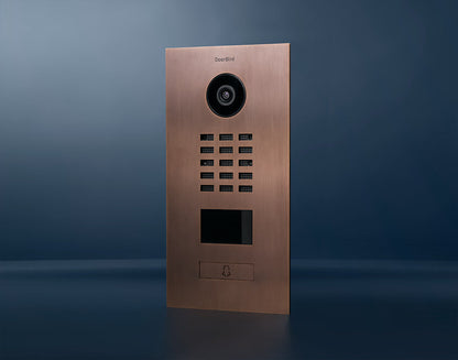DoorBird D2101V IP Video Door Station, 1 Call Button in Bronze