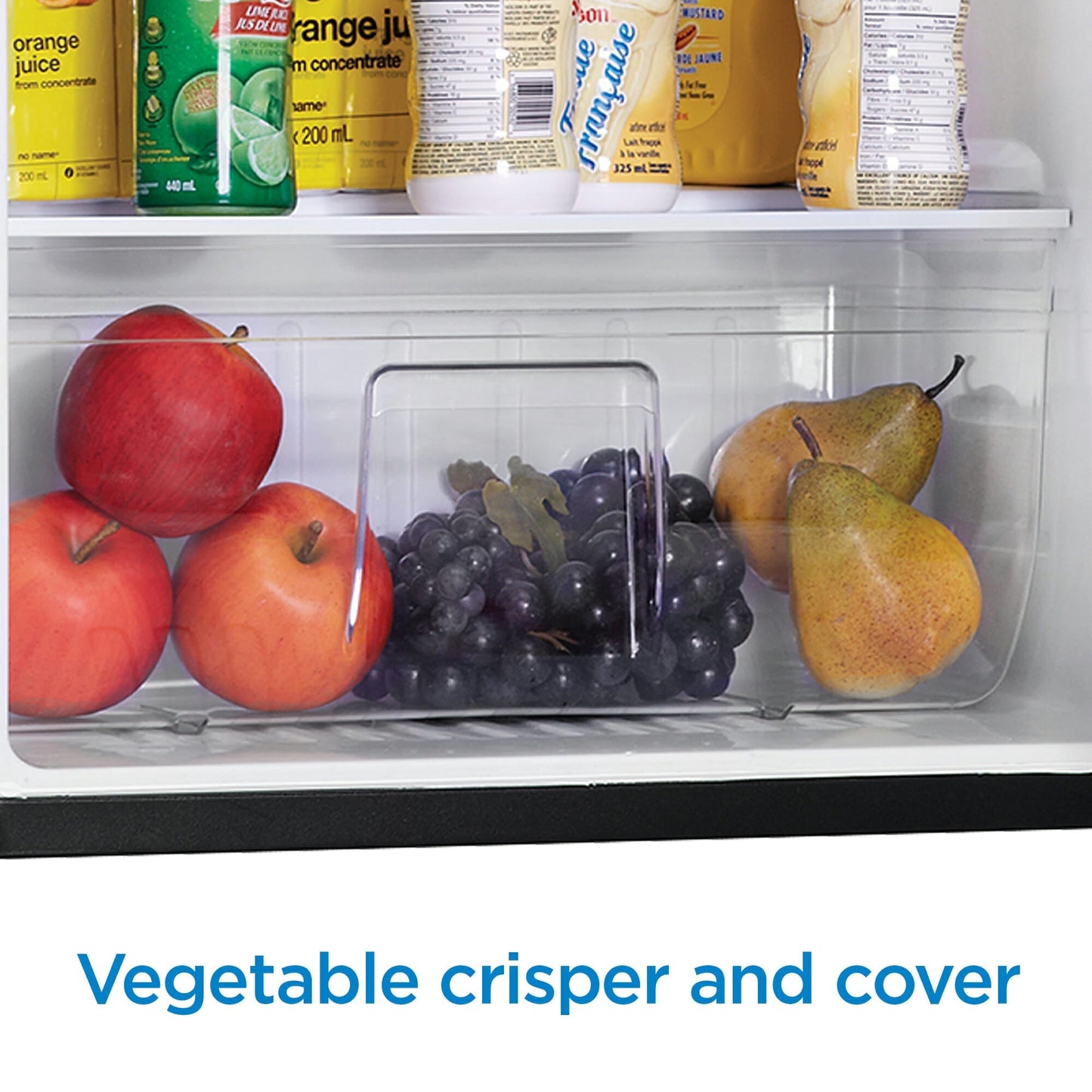 Danby - 4.4 CF All Refrigerator, Auto Defrost, Glass Cantilever Shelves, ESTAR Refrigerators - DAR044A4BSLDD
