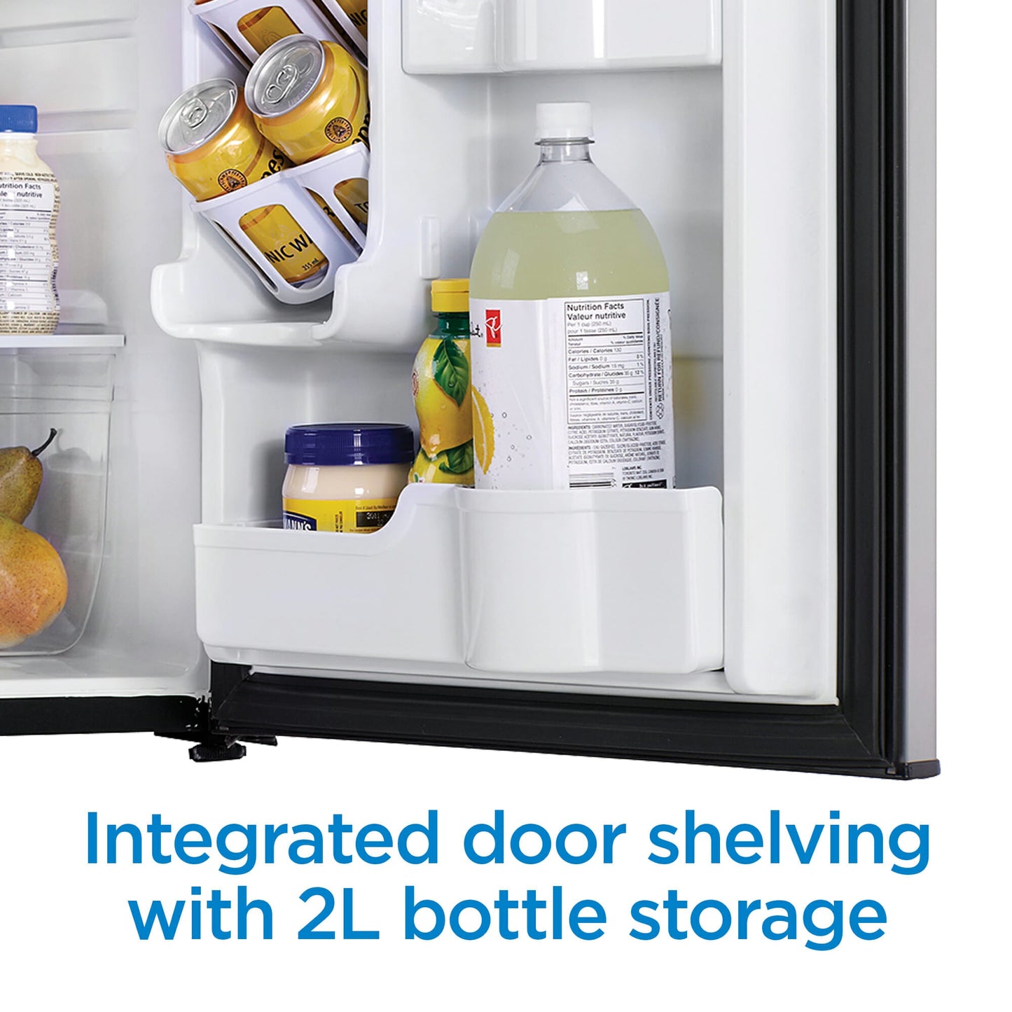 Danby - 4.4 CF All Refrigerator, Auto Defrost, Glass Cantilever Shelves, ESTAR Refrigerators - DAR044A4BSLDD